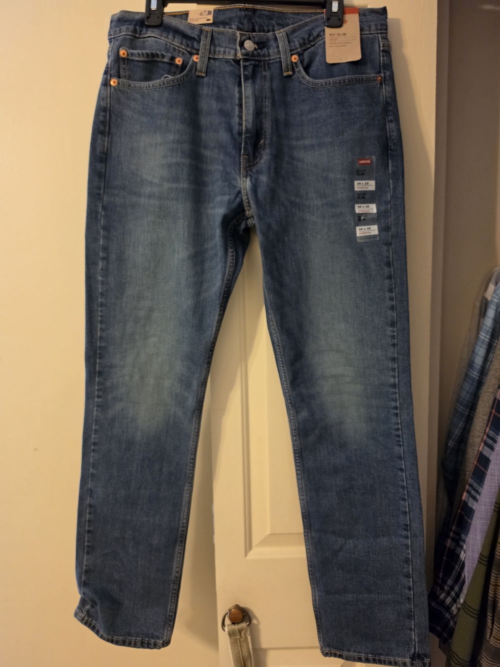 Levi's Men's Medium Blue Straight-Leg Jeans